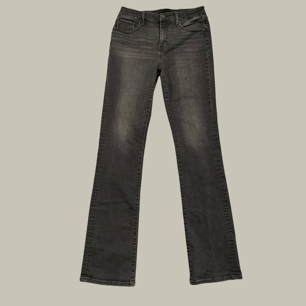 Buckle Black Fit No 93 Tailored Bootcut Jeans Womens 29x36 LONG Black Shaping